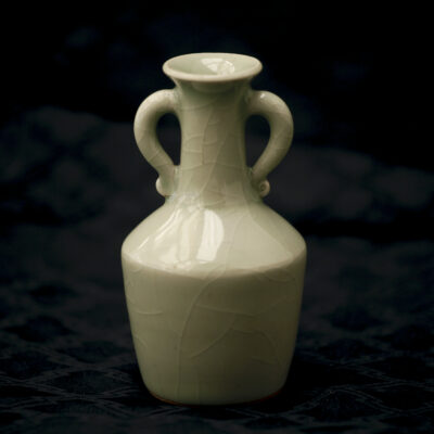 雙耳小花器 (冰裂紋)